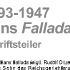Biographie Hans Falladas